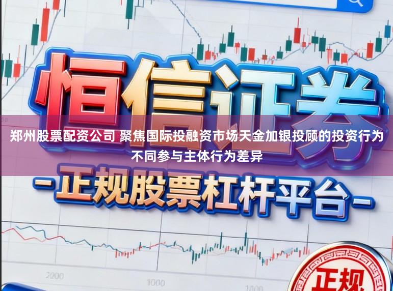 郑州股票配资公司 聚焦国际投融资市场天金加银投顾的投资行为不同参与主体行为差异