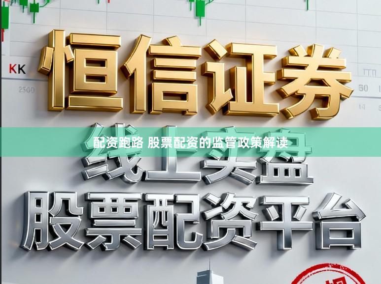 配资跑路 股票配资的监管政策解读